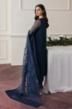 Baroque Stiched (3pc) Chiffon | EMBROIDERED CHIFFON SF-292 - Festive Collection - Image 3