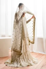 Baroque Pret (3pc) Chiffon | EMBROIDERED CHIFFON SF-687 - Formal Collection - Image 3