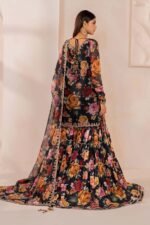 Baroque Pret (3pc) Chiffon | EMBROIDERED CHIFFON UF-707 - Formal Collection - Image 4
