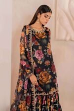 Baroque Pret (3pc) Chiffon | EMBROIDERED CHIFFON UF-707 - Formal Collection - Image 5