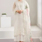 Baroque Pret (3pc) Organza | EMBROIDERED ORGANZA SF-526 - Festive Collection