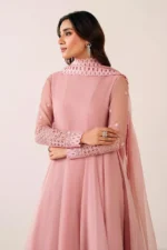 Baroque Pret (3pc) Chiffon | EMBROIDERED CHIFFON FROCK PR-1124 - Festive Collection - Image 3