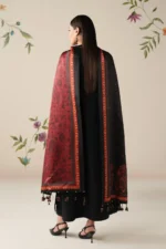 Baroque Pret (3pc) Cotton | EMBROIDERED KHADDAR PR-1195 - Winter Collection - Image 4