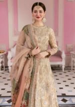 Afrozeh Stiched (3pc) Organza | ECC-02-MONARCH - Formal Collection