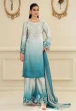 Adan Libaas Pret (3pc) Silk | GRADIENT -03 - Festive Collection
